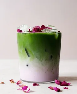 Rose Matcha Latte