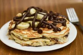 Pancakes With Peanut Butter And Nutella