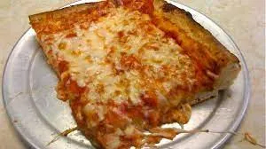 Sicilian Cheese Pizza Slice