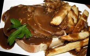 Hot Open Roast Beef Sandwich