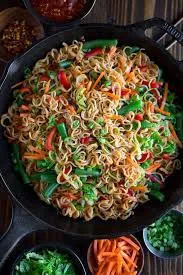 Gluten & Vegetables Pan Fried Noodle