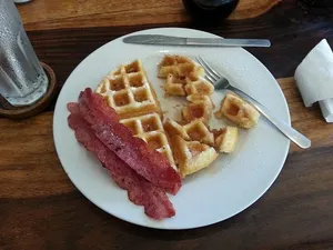Waffles With Turkey Bacon