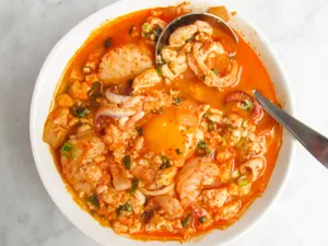 Tofu Soup W. Seafood