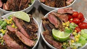 Steak (Rib Eye) Burrito Bowl