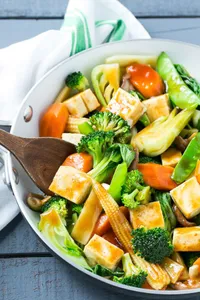 Bean Curd with Mixed Vegetables 什菜豆腐