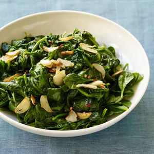 Sauteed Spinach With Fresh Garlic