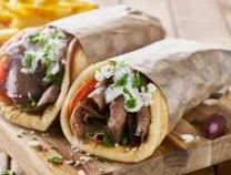Gyro Sandwich on Pita
