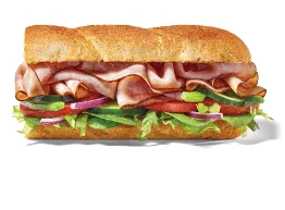 Black Forest Ham Footlong Regular Sub