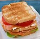 Individual Salmon Sandwich