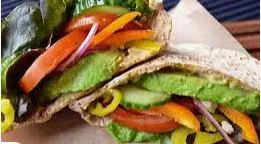 All-Natural Turkey Pita Sandwich