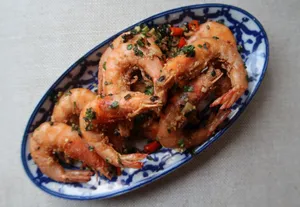 Wok Prawns with Peppery Salt 椒鹽大蝦