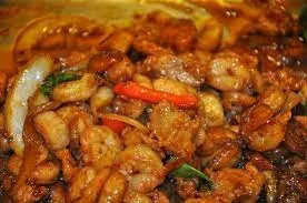 Sauteed Baby Shrimp With Chicken Luncheon Special