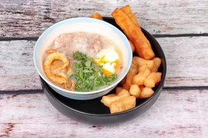 Pork, Chicken, And Duck Porridge