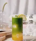 Matcha Honey Yuzu Lemonade