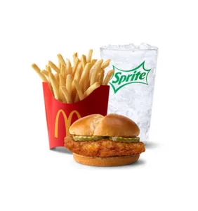 Crispy Chicken Sandwich Combo Meal