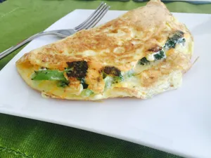 Broccoli Omelette Breakfast