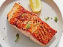 Broiled Salmon Steak