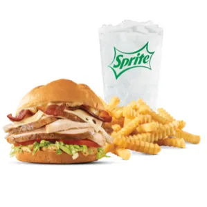 Roast Chicken Bacon Swiss Sandwich Meal (M)