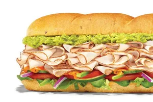 Baja Turkey With Sliced Avocado 6 Inch Regular Sub