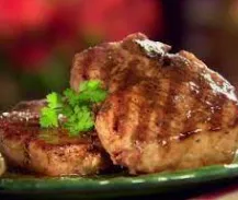 Kentucky whiskey pork chops.