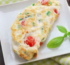 Egg White Low Cholesterol Omelette