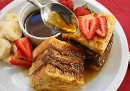 Nutella French Toast With Bananas