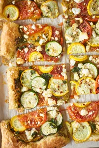 Puff Pastry Vegetable Tart