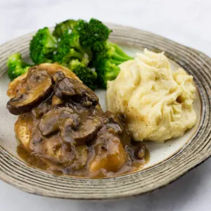 Chicken Marsala Hot Combo Platter