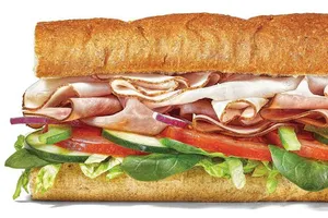 Oven Roasted Turkey & Ham 6 Inch Regular Sub