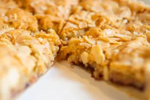 Slice of Bakewell Tart