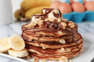 Pancakes With Nutella Banana