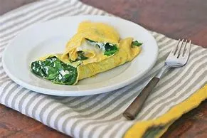 Spinach Goat Cheese Omelette