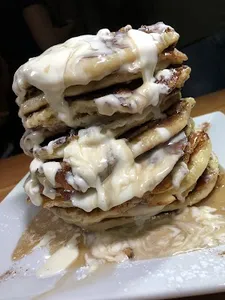 Cinnamon Roll Pancakes