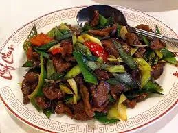 Sliced Lamb Hunan Style Entree