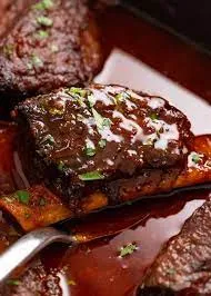Beef With BBQ Sauce Entree