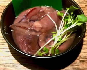 Seasoned Petite Squid (ホタルイカの沖漬け）