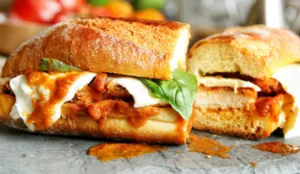 Chicken Cutlet Parmigiana Hot Hero