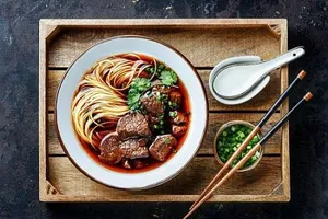 Sauteed Beef With Chinese Spinach