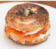 Jumbo Bagel with Lox & Cream Cheese