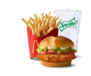 Deluxe Crispy Chicken Sandwich Combo Meal