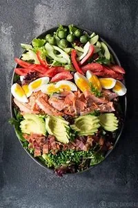 Individual Salmon Deluxe Salad Platter