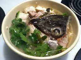 Fish Head Soup With Bean Curd And Pork Soup