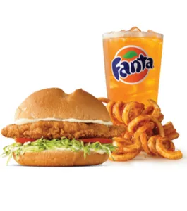 Classic Crispy Chicken Sandwich Meal (M)