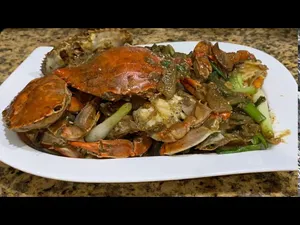 Sauteed Blue Crab With Garlic And Pepper