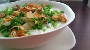 Fresh Squid And Ginger Porridge