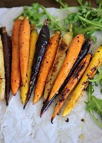 Roasted Rainbow Baby Carrots