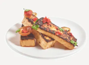 Grilled Tofu with Sriracha Side