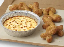 Five Cheese Dip & Bread Twists