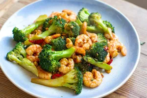 Fried Fish Filet with Broccoli