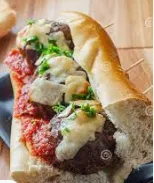 Meatball Parmigiano Roll